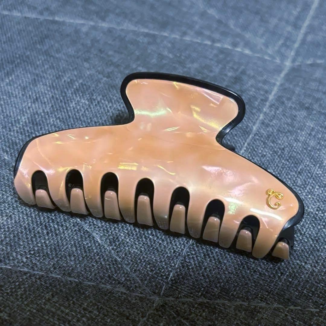 コンプレックスビズ ミネラルパターン バンスクリップ L(ライトピンク)