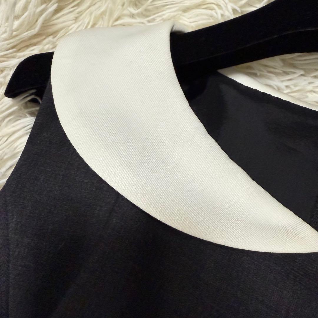 名品王道　FOXEY フォクシー　ミラネーゼ　丸襟ワンピース　40