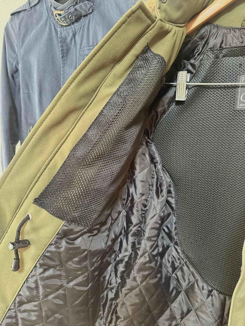 ゆ*は様 お得2着セットデグナーウインタージャケットライダース冬モッズコートカー