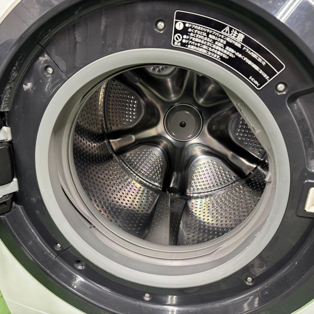 182 日立ビッグドラム洗濯機　乾燥付　10/6キロ　小型　一人暮らし　左開き