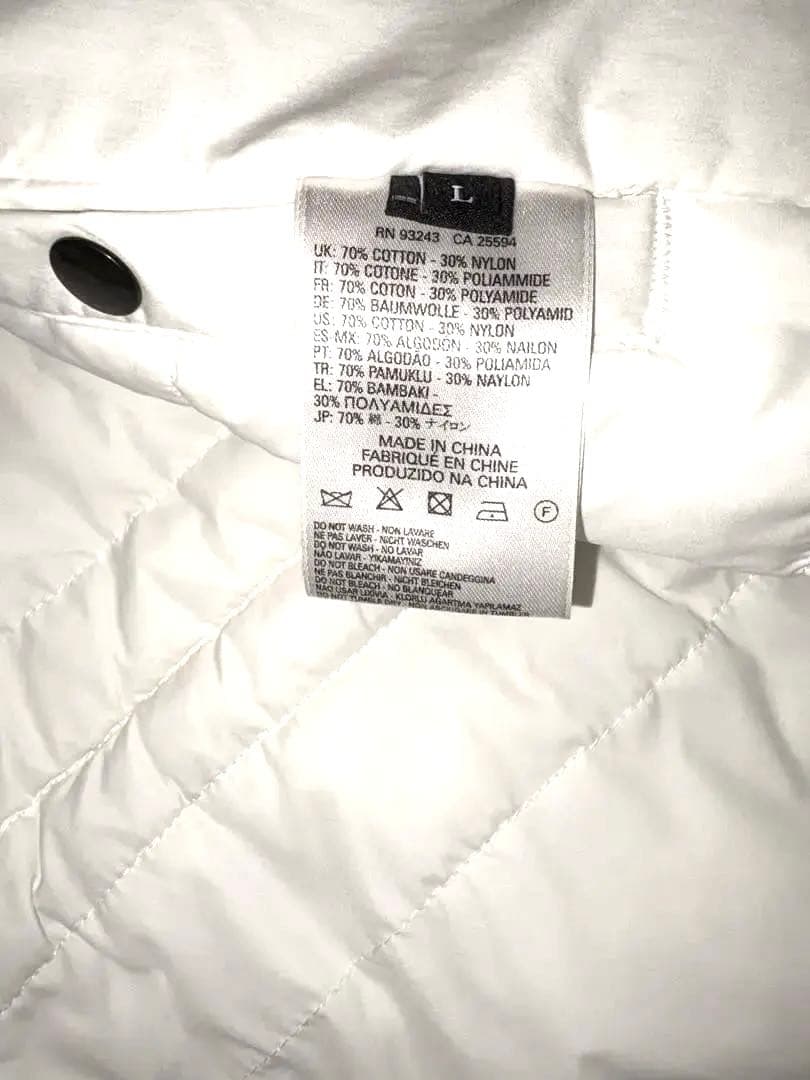 (りょう)美品✨DIESEL ホワイト モッズコート　ダウンジャケット