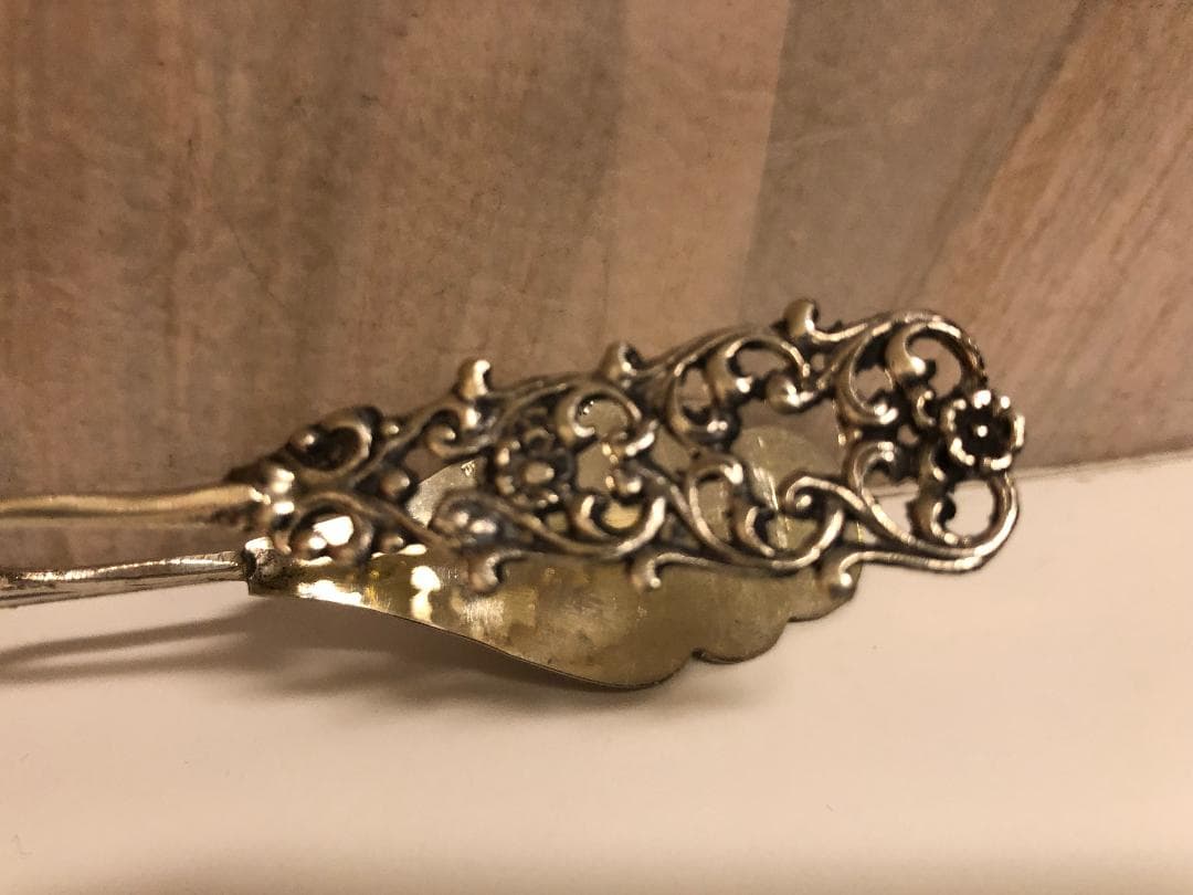 [ミーコさん]スウェーデン JLH 純銀 ケーキ用トング 1957年 - 25g