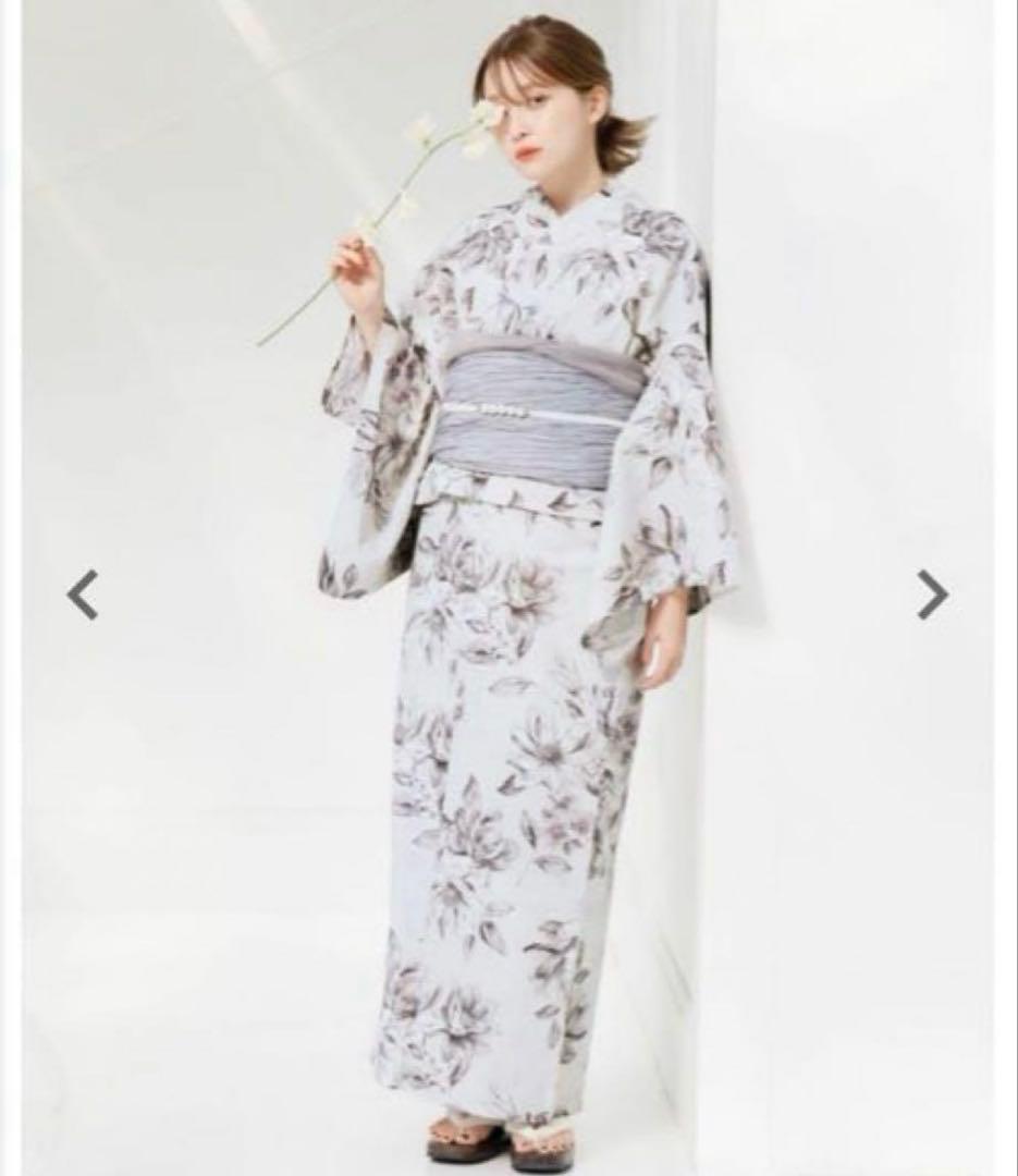 Dita 1人で着られる浴衣5点セット うたかたの月下美人