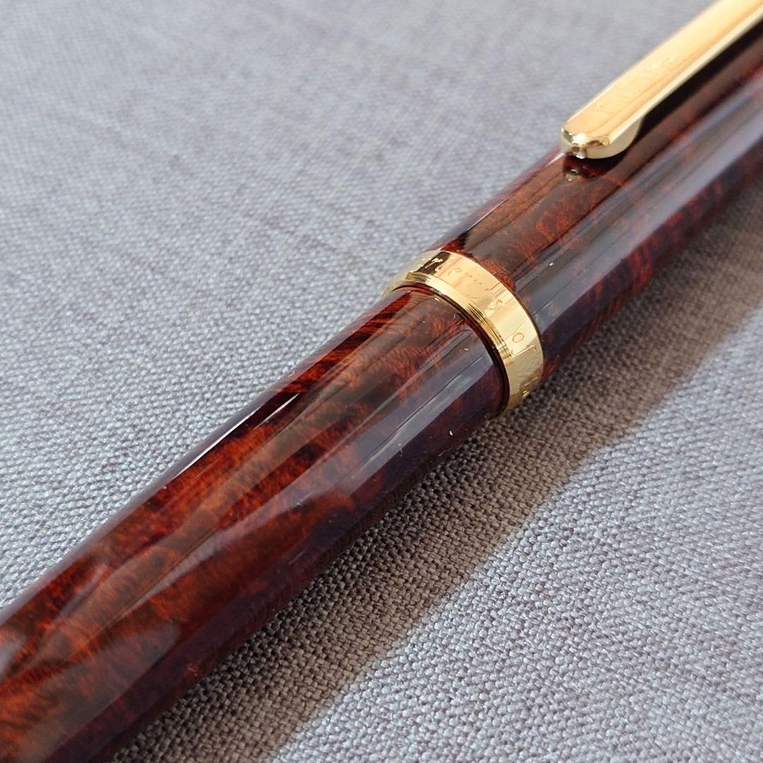 バーバリー プラチナ万年筆 #3776 ブライヤー 14K M