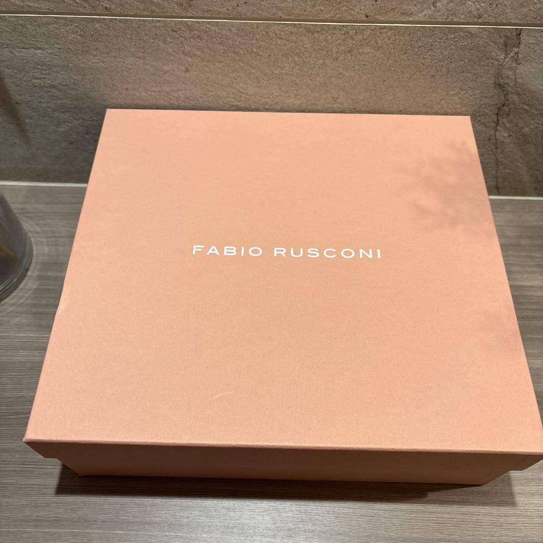 [新品未使用]ファビオルスコーニ　 ブーツ　ブラック　スクエアトゥ　23cm