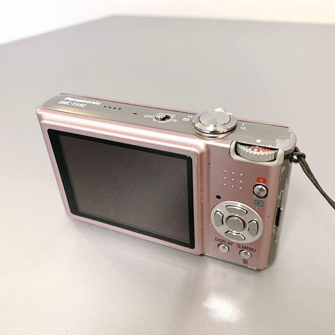 【動作品】パナソニック LUMIX DMC-FX-40 スイートピンク