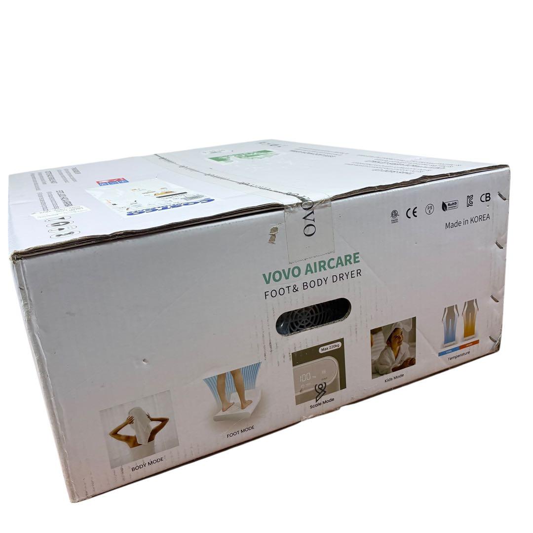 【新品未使用】VOVO フット＆ボディドライヤーBD-7700W 体重計