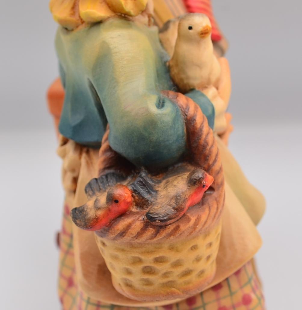 春の散歩　アンリ　ANRI　限定品　木彫り人形　イタリア　高さ20ｃｍ