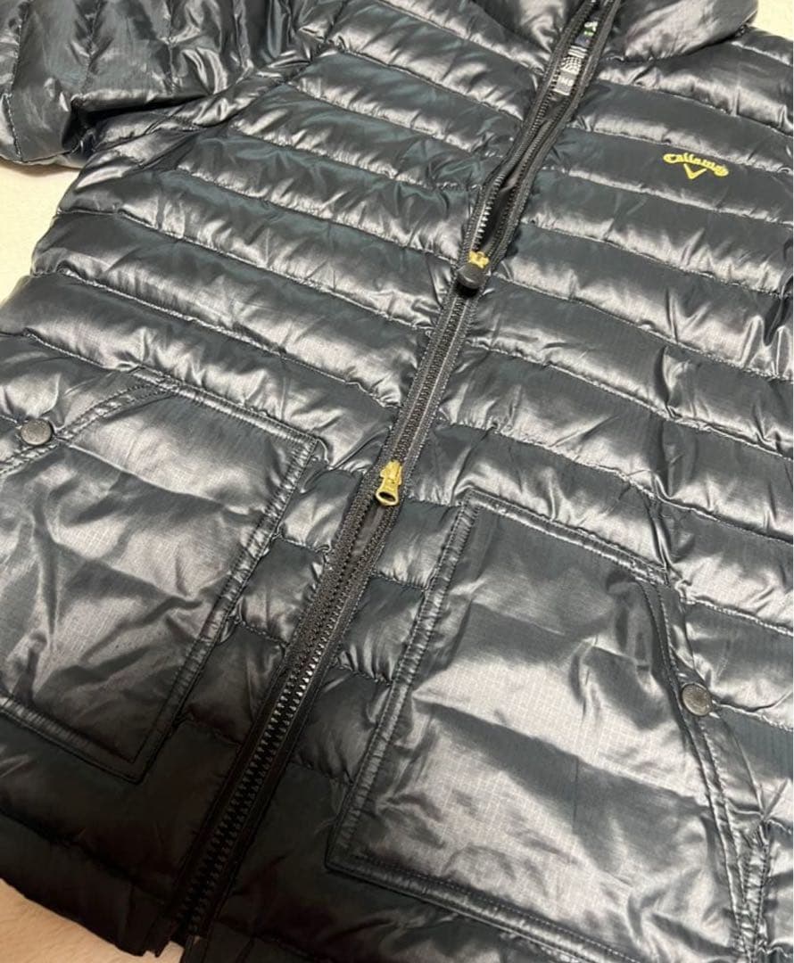 callaway ダウンジャケット2way 大きいサイズ　ゴルフウェア　黒