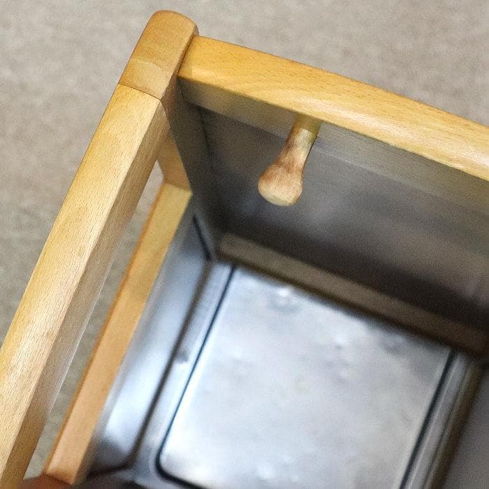 カリモク 傘立て レトロ ヴィンテージ ラック ラタン