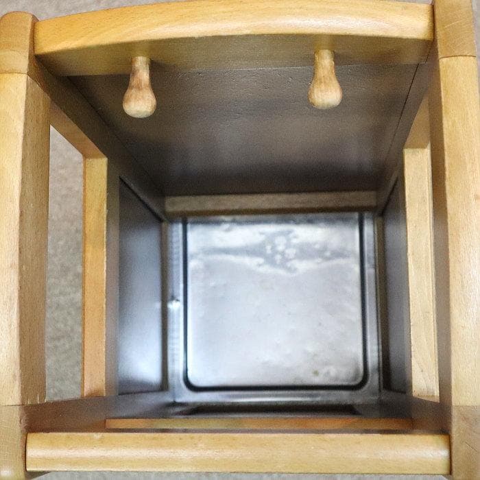 カリモク 傘立て レトロ ヴィンテージ ラック ラタン