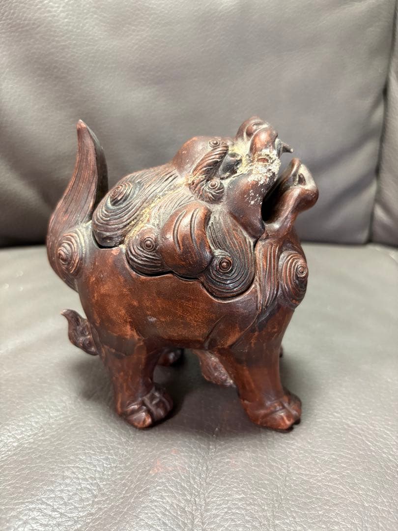 獅子　香炉　置物