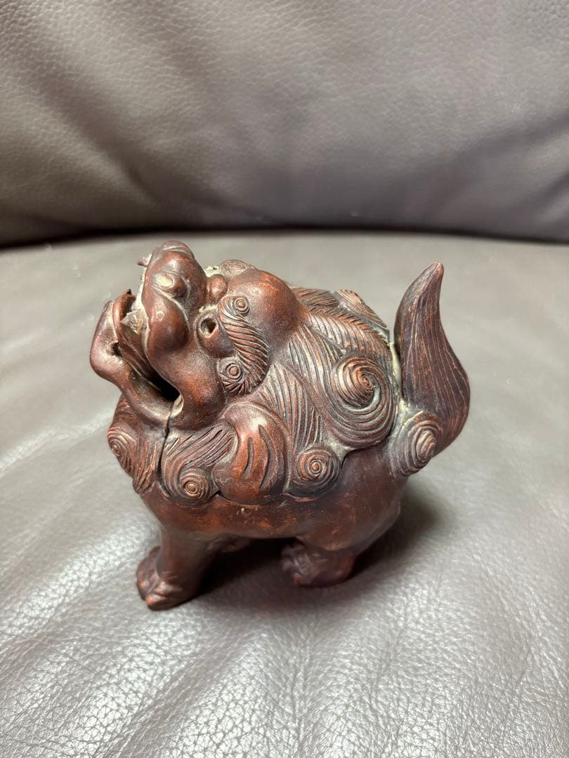 獅子　香炉　置物