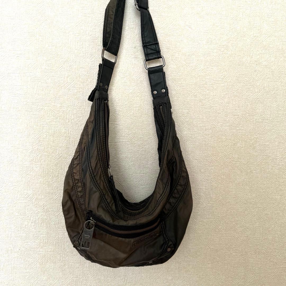 バッグ Diesel bag y2k Archive 2000s half moon