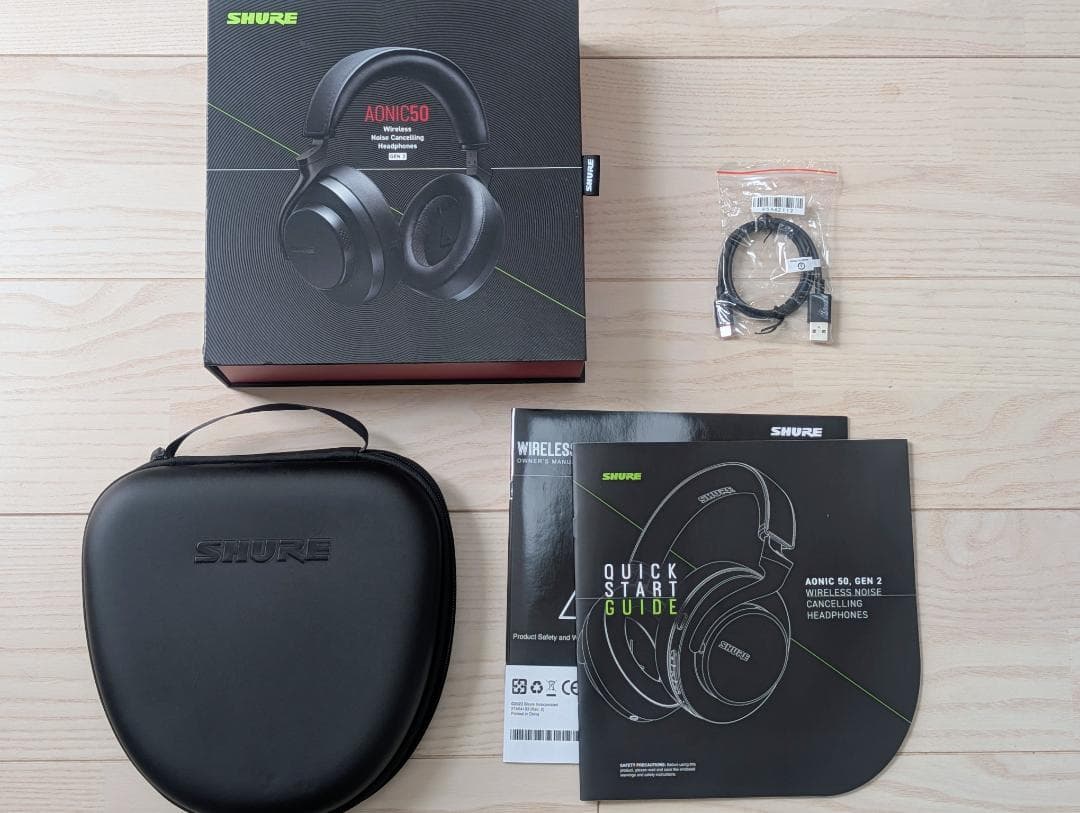 SHURE AONIC 50 GEN2 ワイヤレスノイズキャンセリングヘッドホン