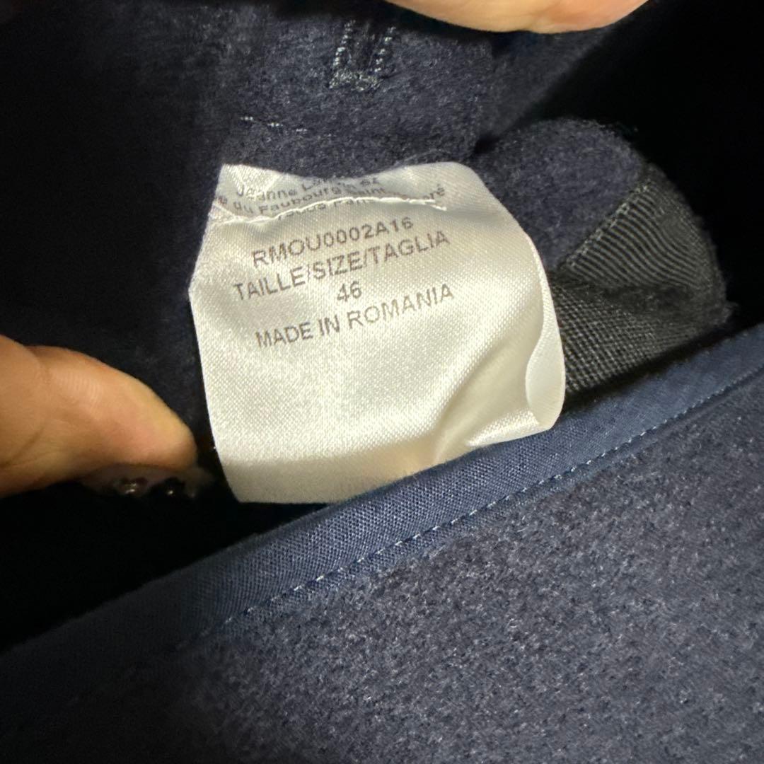 LANVIN ウール　ダッフルコート Ｍsize 46表記