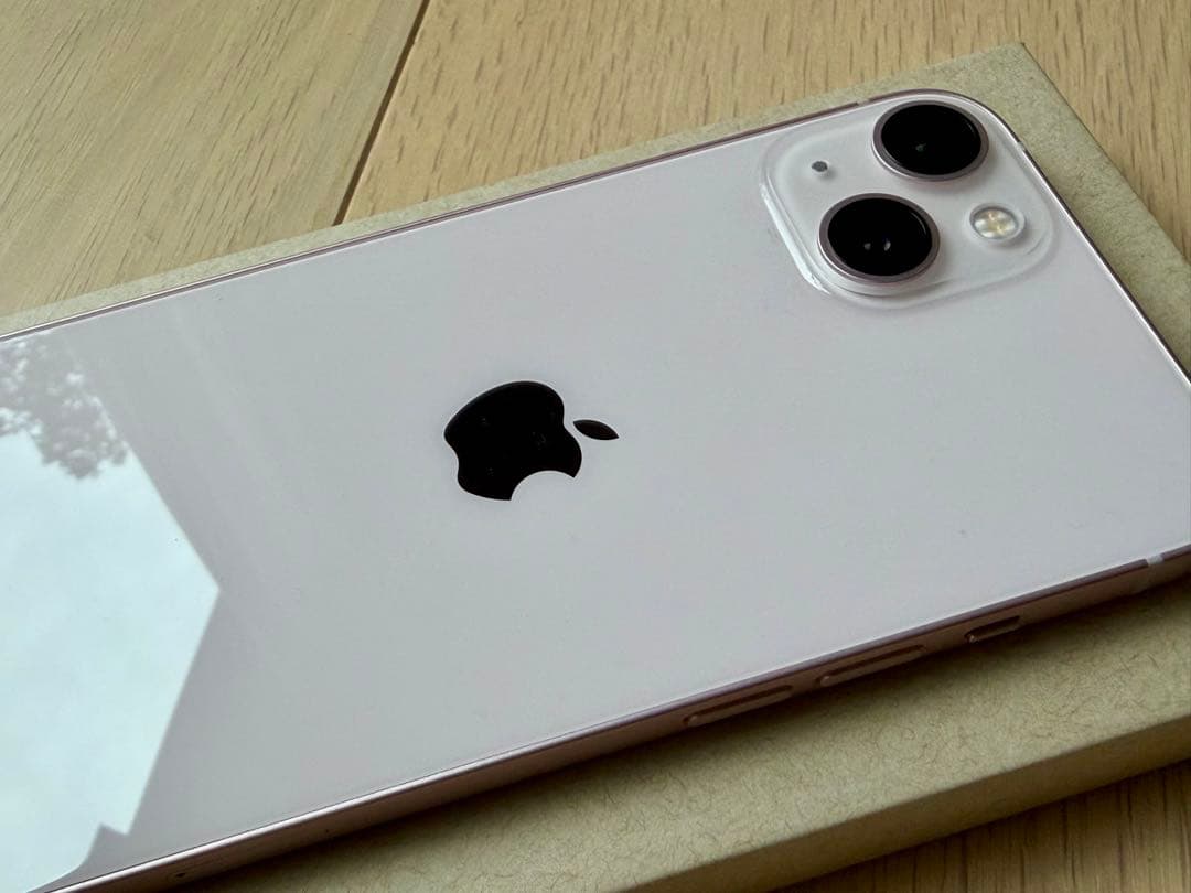 本体新品バッテリー100% iPhone13 256GB ピンク 補償30年まで