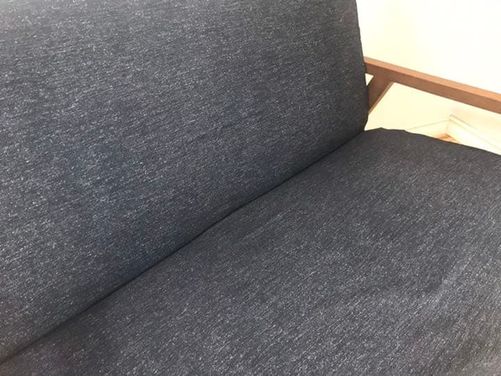 ぶ〜様デニム調ソファカバー　横幅120×長さ180cm ディーン：ブラック 2枚