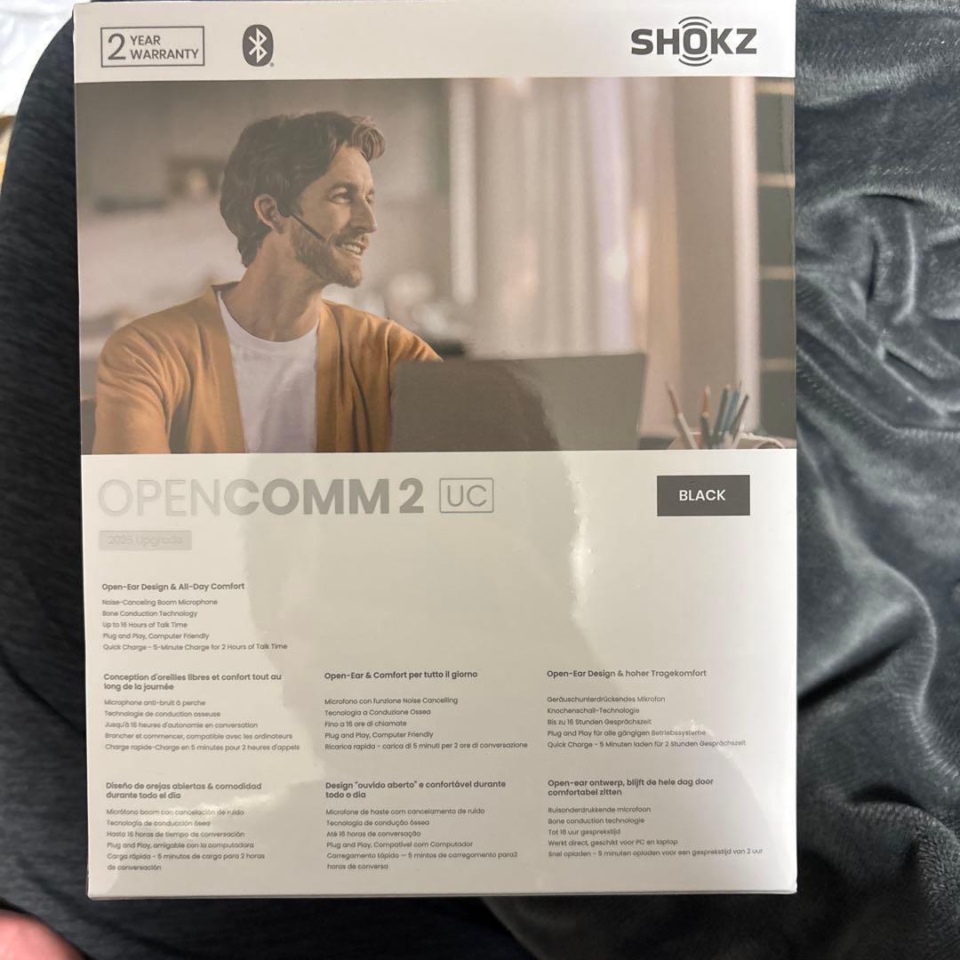 イヤホン SHOKZ OPENCOMM 2 UC 2025upgrade
