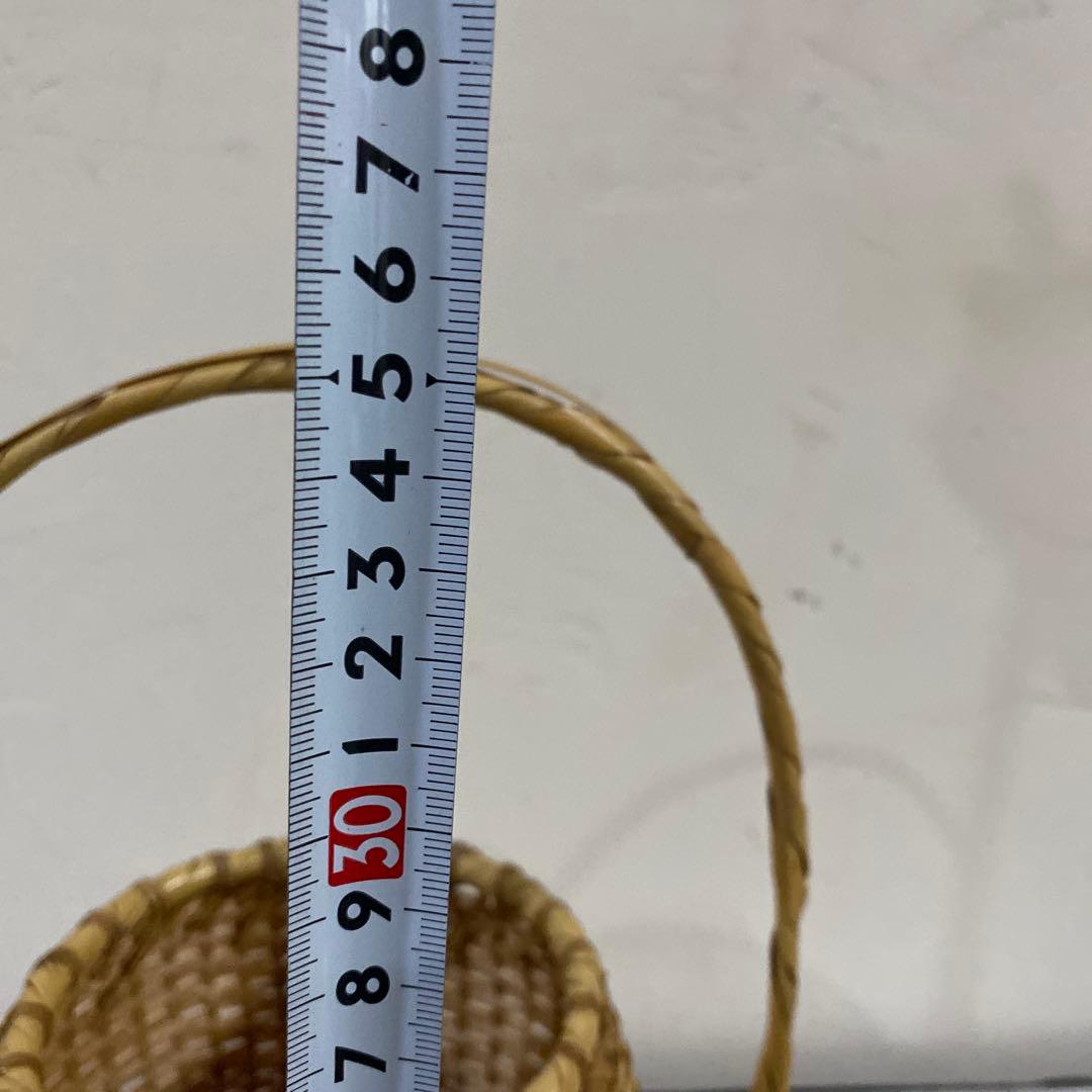 茶道具　竹籠　方円籠　即中斎好み　菁竹作