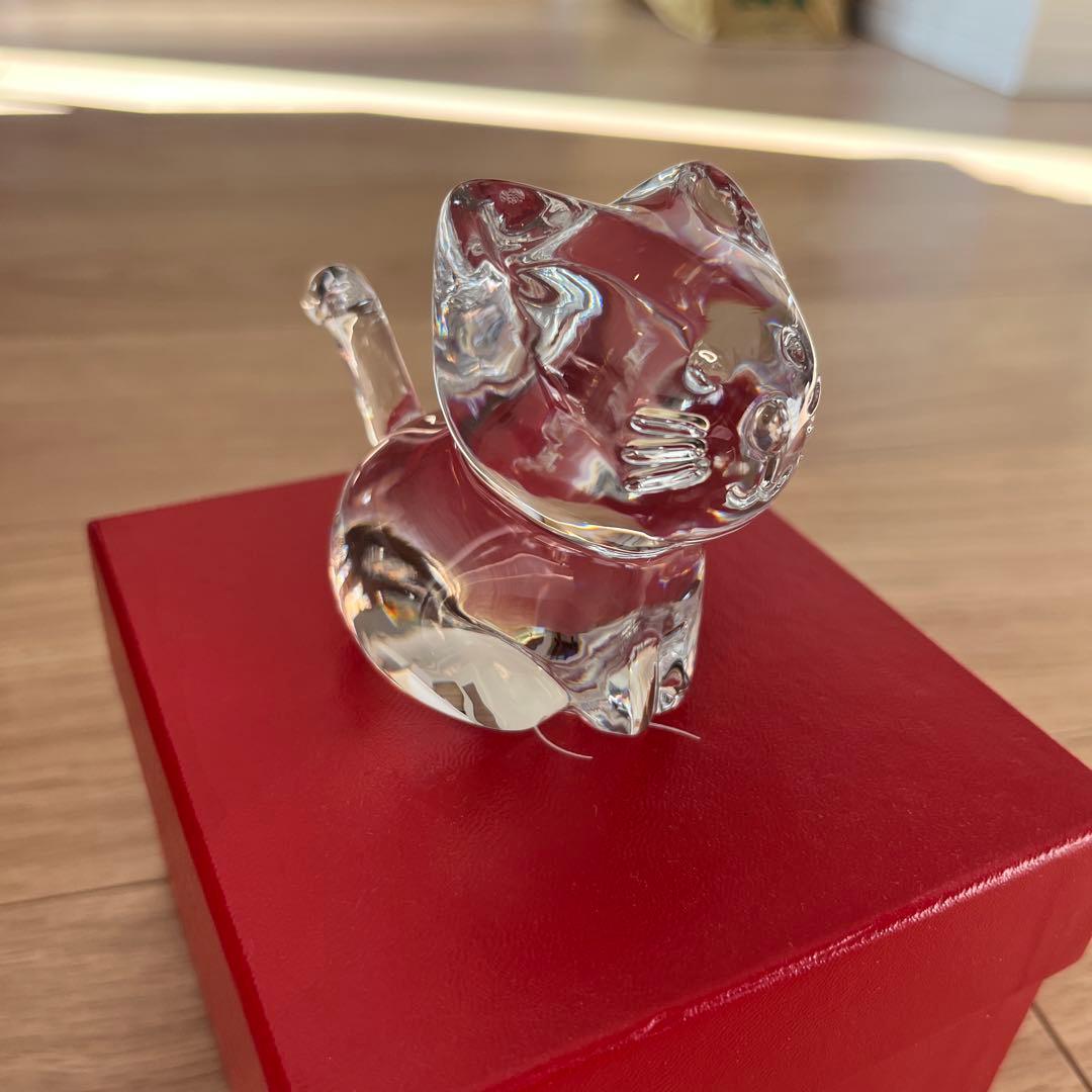 【新品】バカラ　ミニマルズキャット　猫　ネコ　ねこ置物　オブジェ