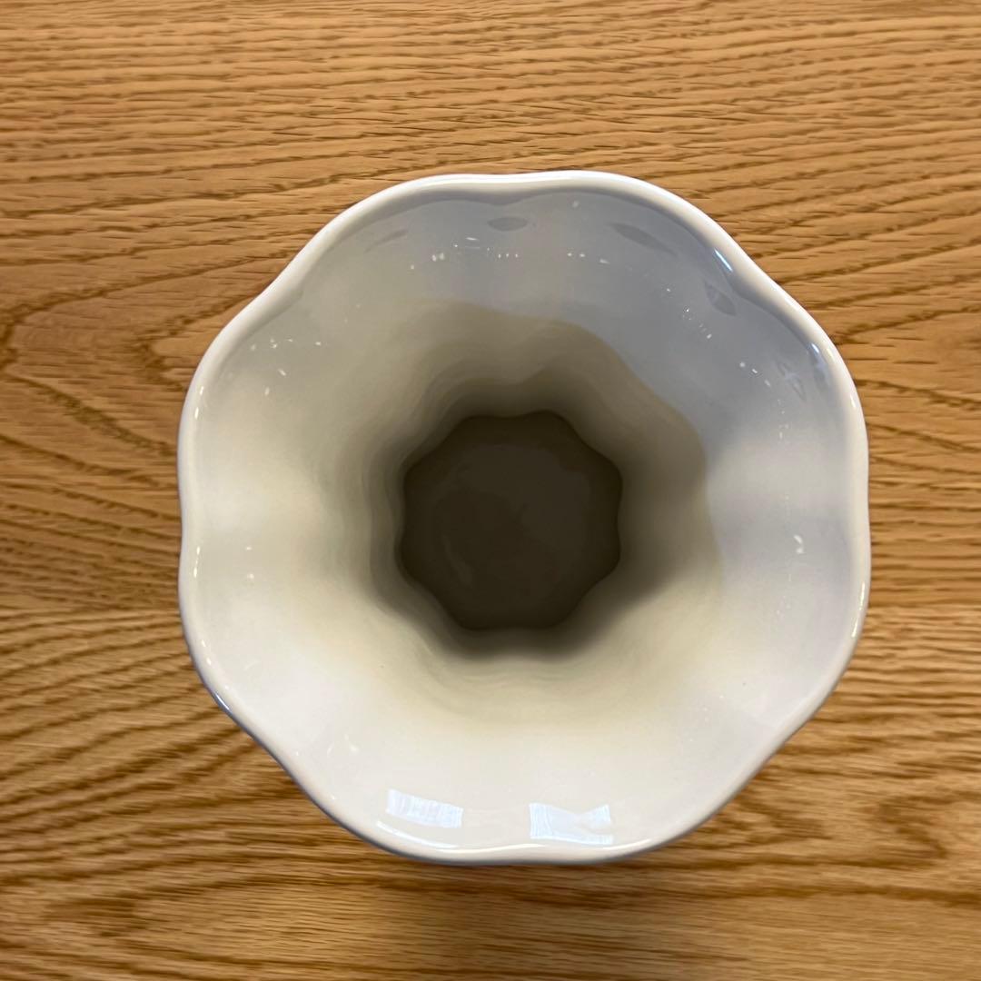 オランダ Delft デルフト 陶器花瓶＜中古品＞