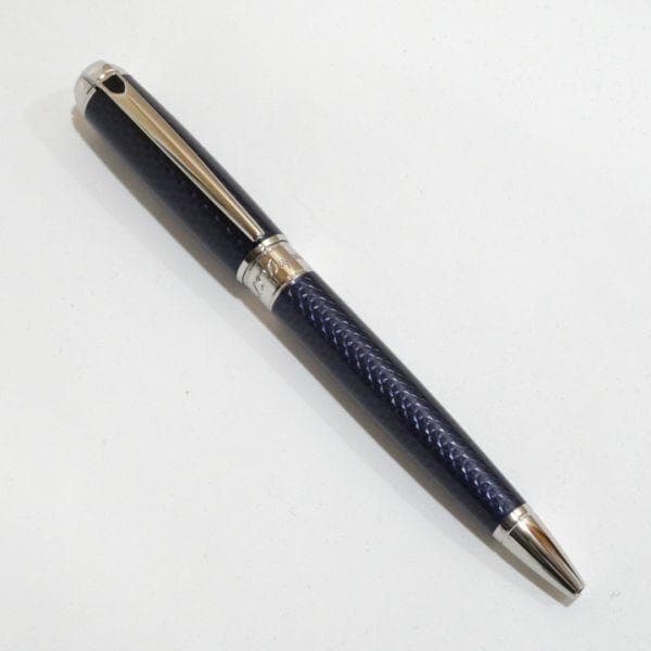 デュポン S.T.Dupont 415104M ギヨシェ ブルー ボールペン