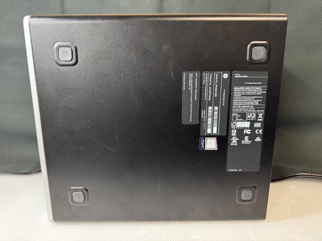 残1台 HP スリムPC　HP ProDesk 600 G3 Windows11