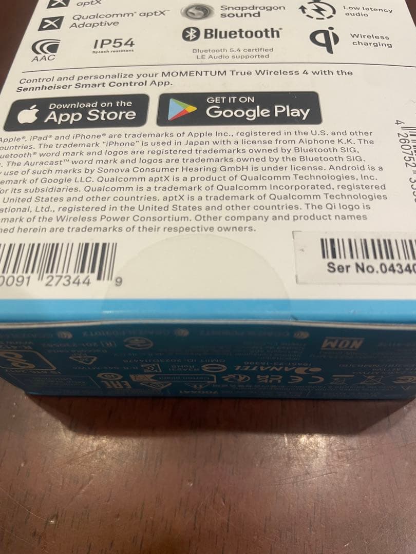 SENNHEISER MOMENTUMTrueWireless4 GOLD未開封