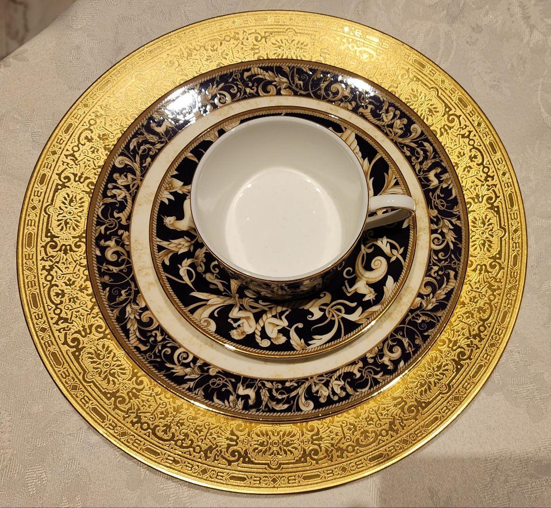 ロイヤル ババリア B① フッチェンロイター ゼルプ 金彩 ディナープレート花籠