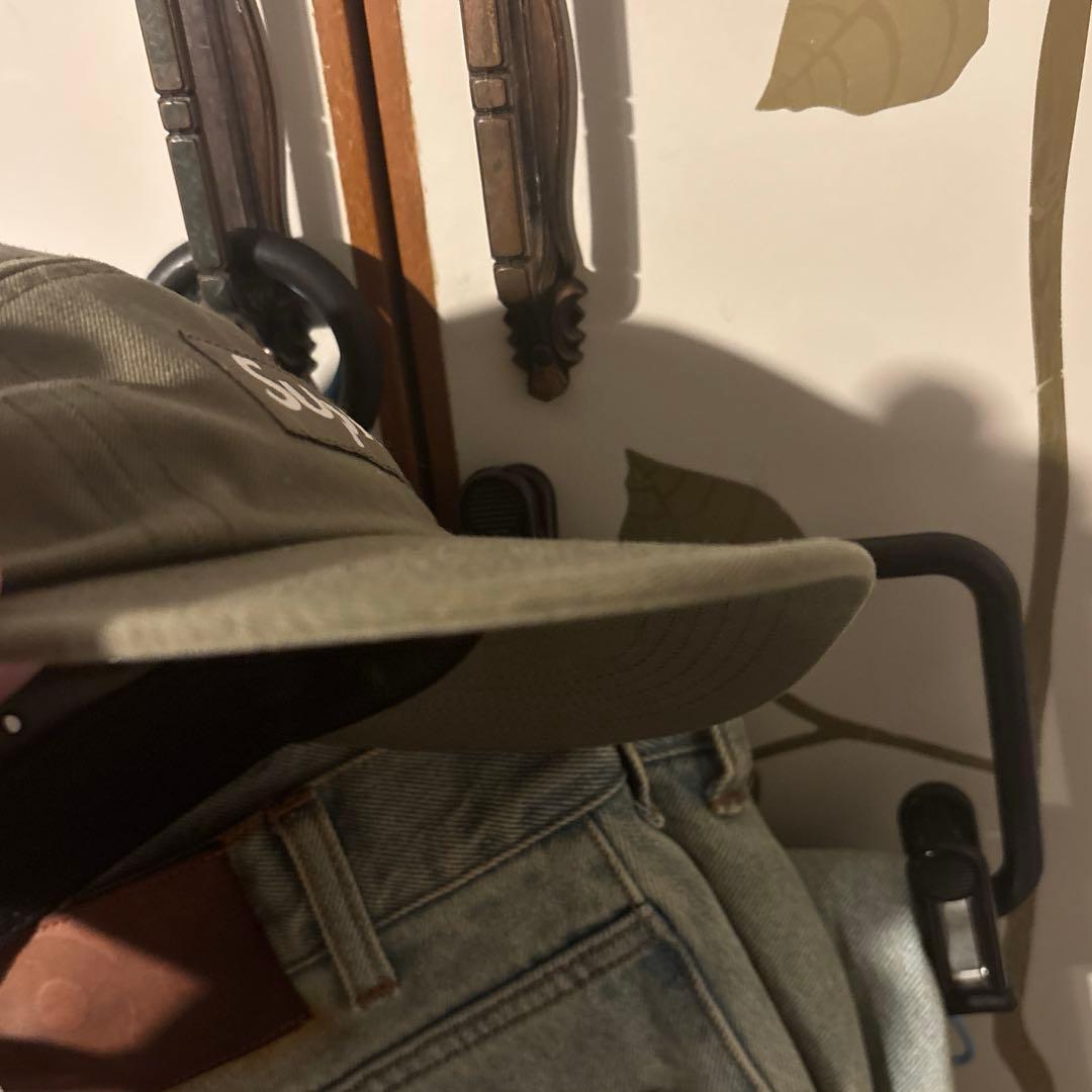 Supreme オリーブ色 キャップ