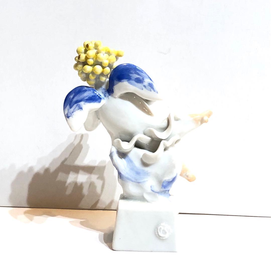 ●Meissen マイセン 天使の音楽隊 陶磁器 バイオリン 置物