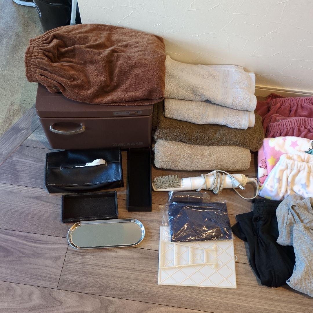 タオルウォーマーとサロン備品セット