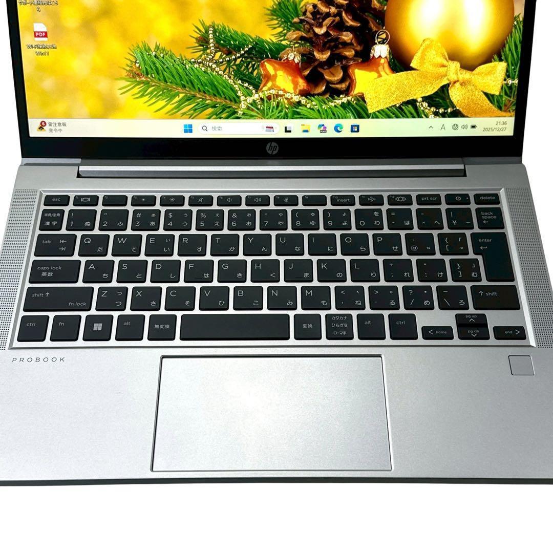 高性能 HP 13型 軽量 ノートパソコン 2022年製 AMD 687