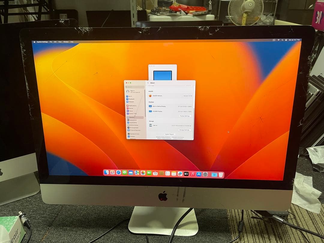 Apple iMac 27インチ (2017年モデル)32GB ジャンク