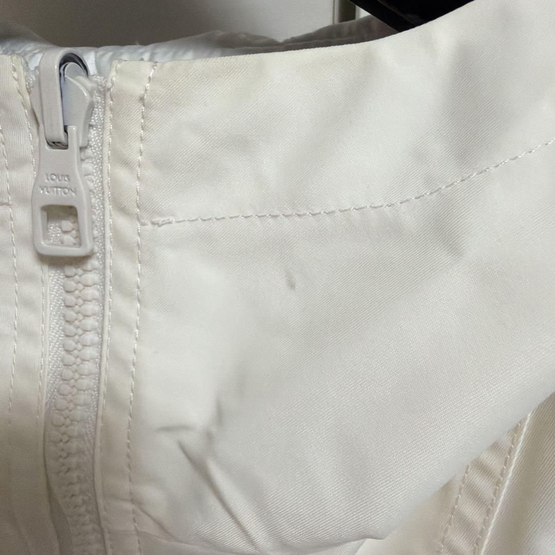 Louis Vuitton リバーシブル　ホワイト ナイロンジャケット　44