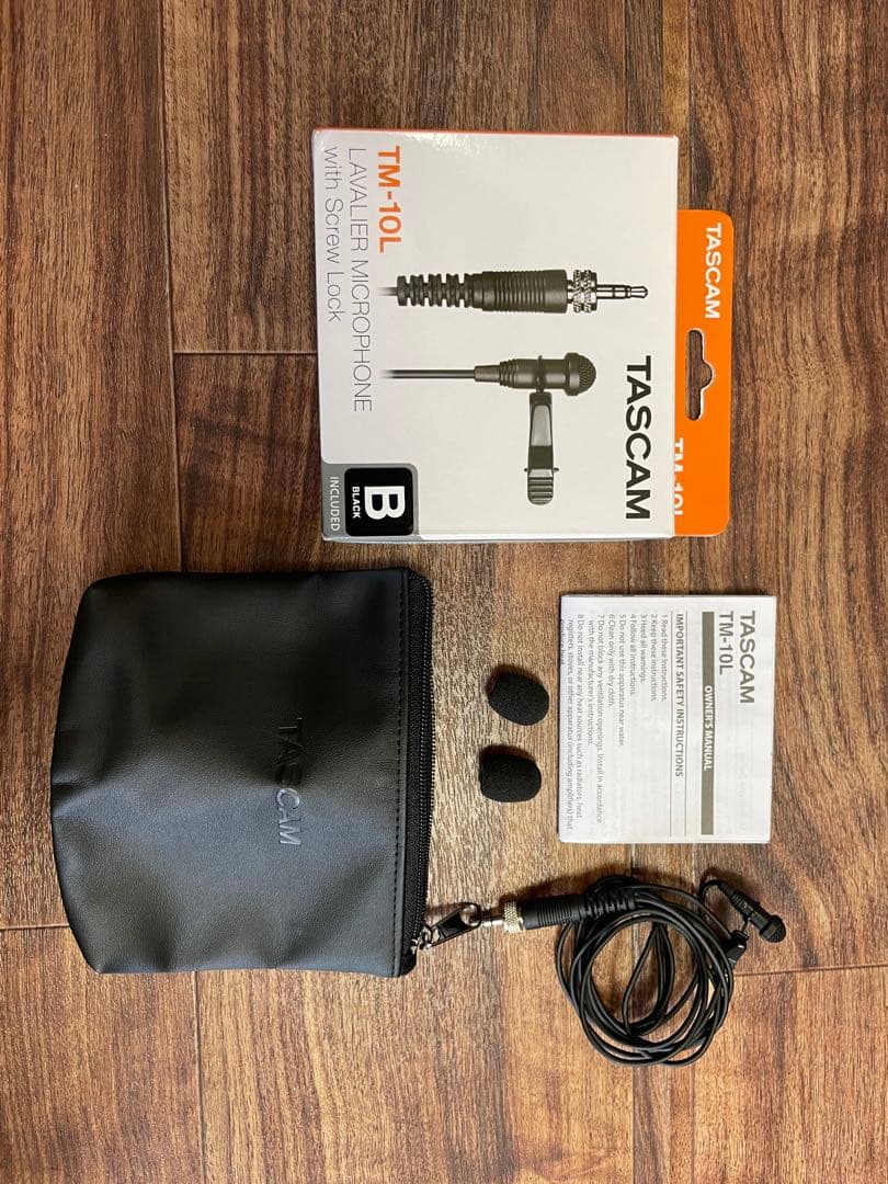 TASCAM(タスカム)TM-10LB ラベリアマイクロホン 2個セット