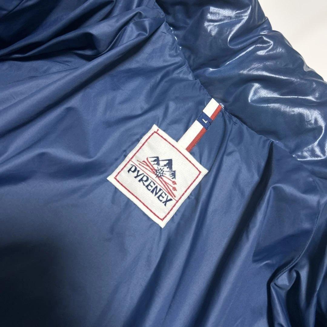 PYRENEX ネイビー ダウンジャケット　ピレネックス