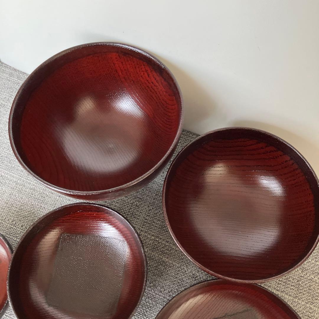 未使用　応量椀　応量器　五つ組