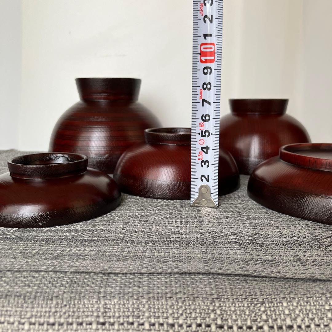 未使用　応量椀　応量器　五つ組