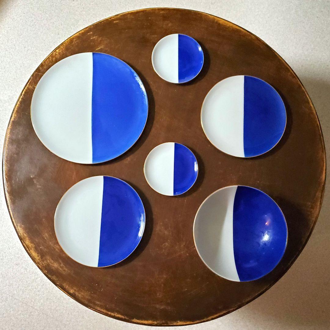 佐藤可士和 × KIHARA PLATE & BOWL（ハーフ)美品　5枚&1つ