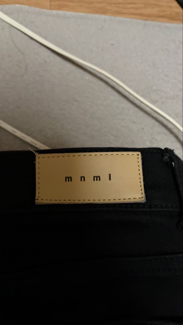 mnml ブラック スキニーデニム サイズ28