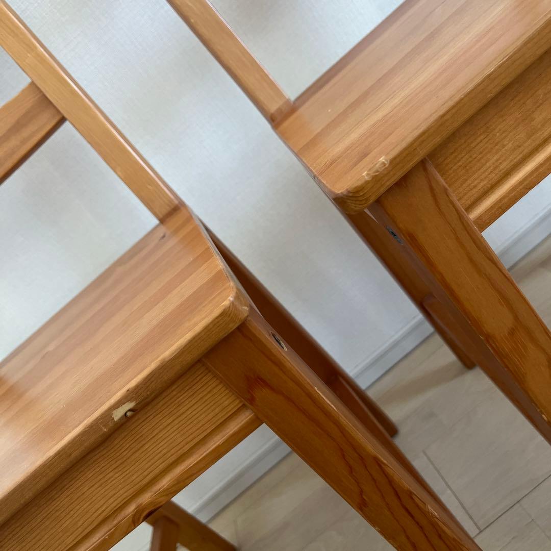 すー　木製ダイニングチェア 4脚セット