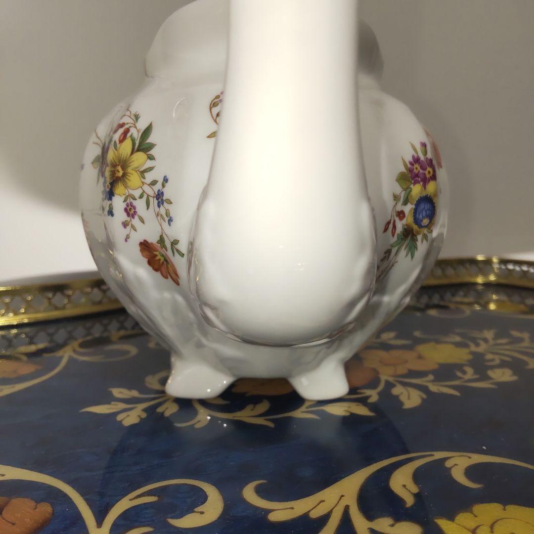 ハマースレイ　フラワー　ティーポット ヴィンテージ 英国 レア