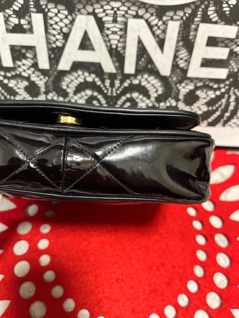 シャネル CHANEL マトラッセ チェーンショルダー ブラック G078