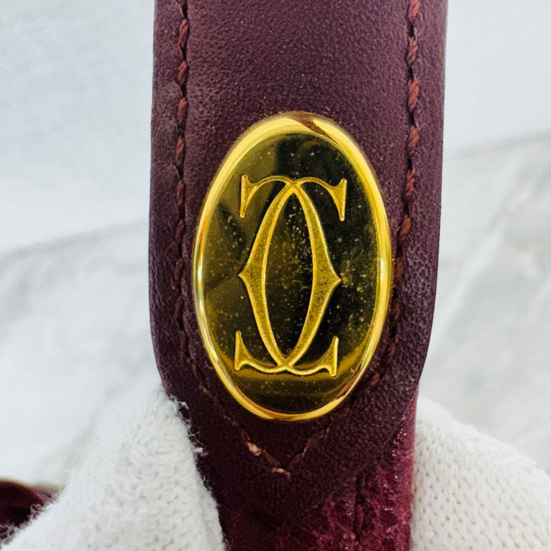 ✨Cartier✨カルティエ✨トリニティーショルダー✨ボルドー✨マストライン✨