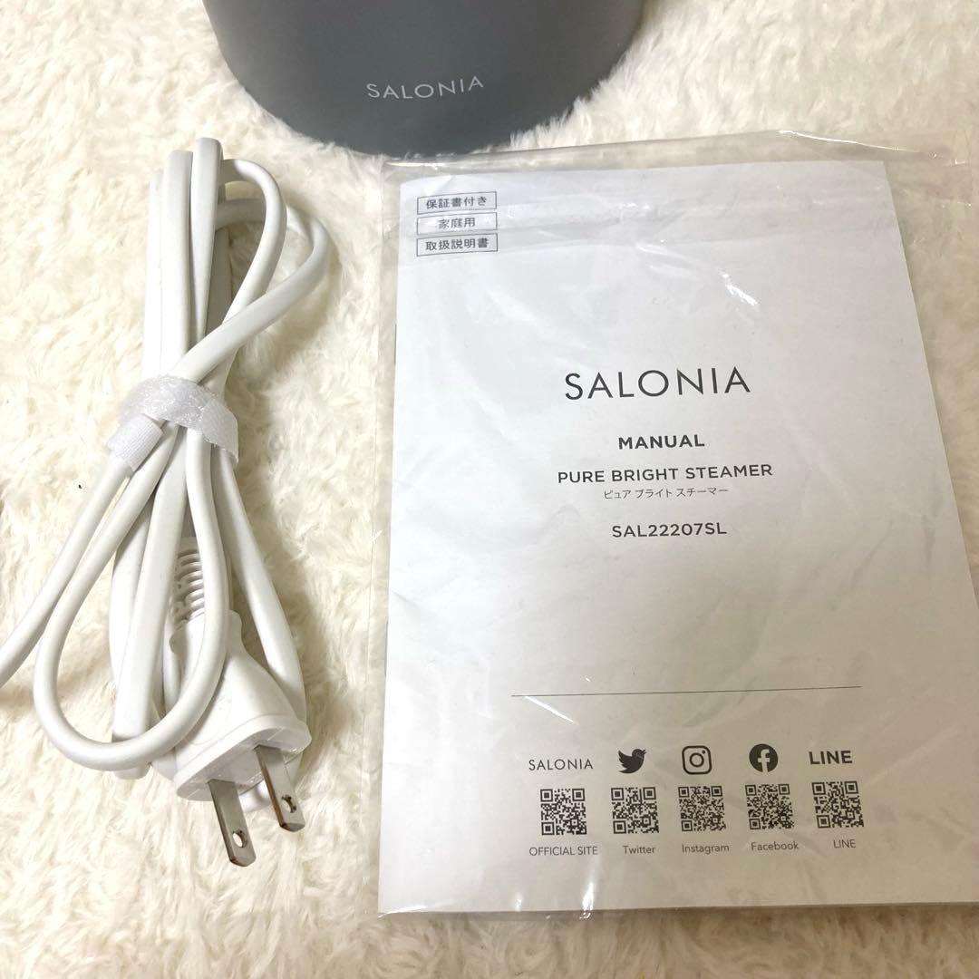 【未使用】SALONIA ピュアブライトスチーマー　SAL22207SL