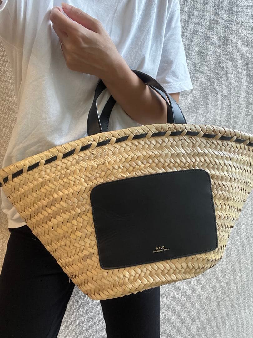 A.P.C. アーペーセー トートバッグ カゴバッグ レディース ラフィアバッグ