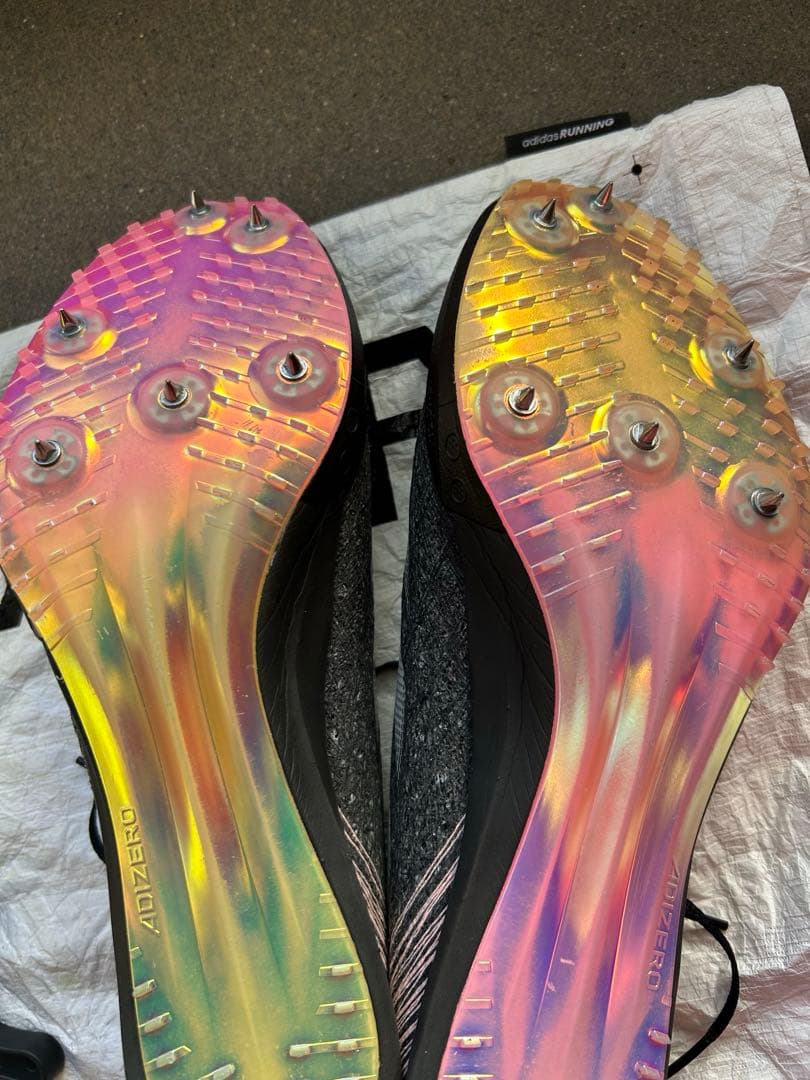 【美品】アディゼロプライムsp3 28.5