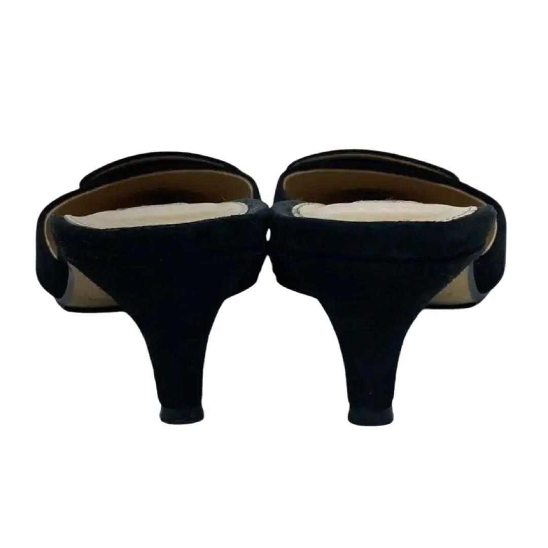 sergio rossi セルジオロッシ　sr1 ミュールサンダル　黒　23cm